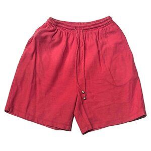 Vintage Liz Claiborne Liz and Co Women Stretch Solid Pink Classic Shorts Small